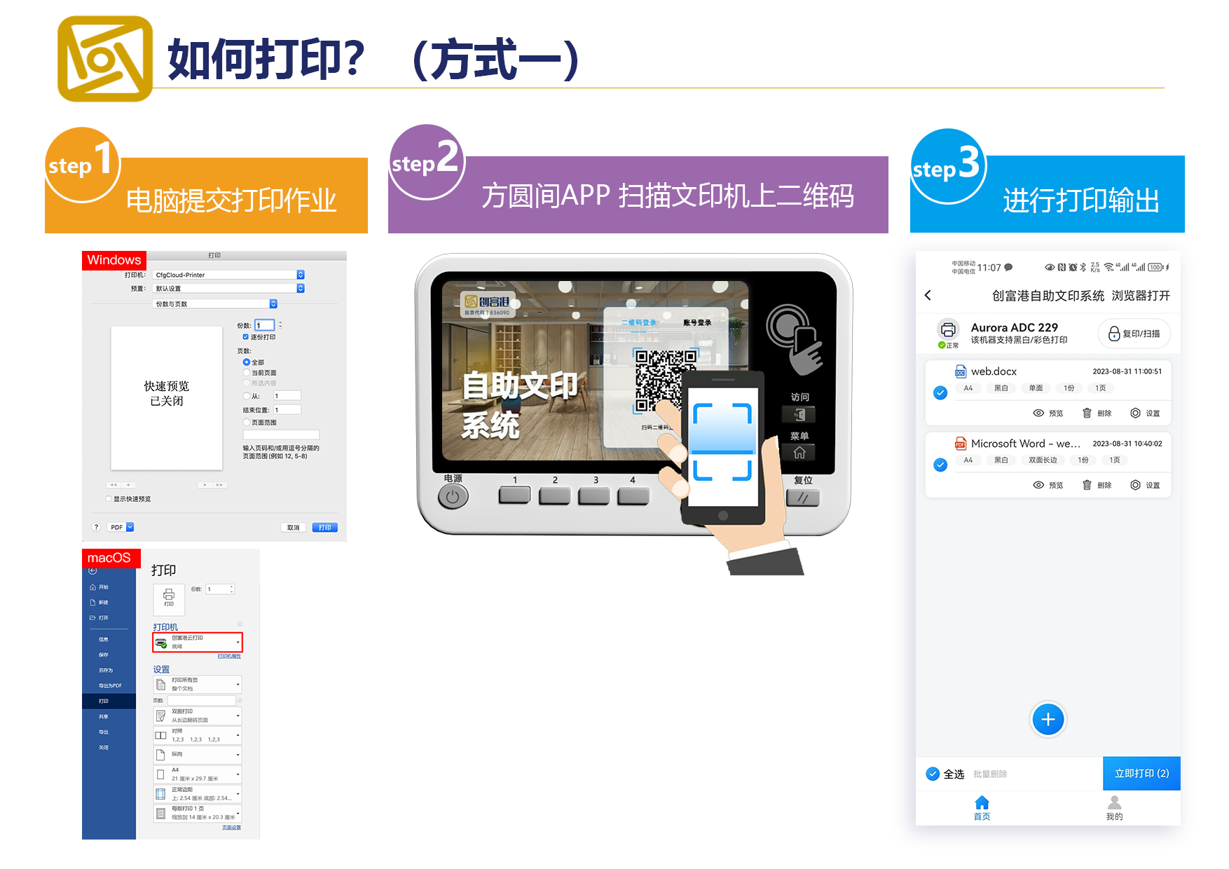如何打印(方式一)